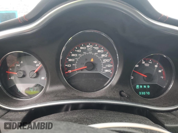 2014 Dodge Avenger SXT with VIN 1C3CDZCG3EN165716, listed as a Copart auction lot 57795365 with 33,070 mi miles and Salvage title. Bid and sale history available at DreamBid. Image 9.