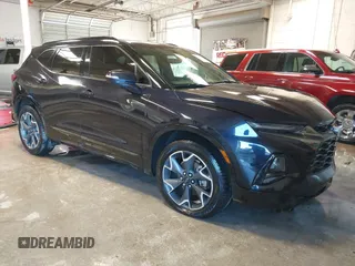 2020 Chevrolet Blazer RS z VIN 3GNKBERS5LS596909, wystawiony jako IAAI lot #41374653 z przebiegiem 94 539 mil mil oraz . Historia ofert i sprzedaży dostępna na DreamBid. Obrazek 1.