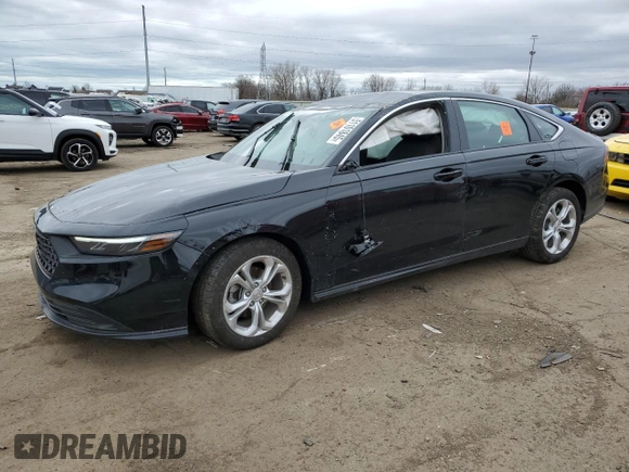 2024 Honda Accord LX z VIN 1HGCY1F2XRA041135, wystawiony jako Copart lot #51101845 z przebiegiem 13 648 mil mil oraz Nie do naprawy • Non repairable. Historia ofert i sprzedaży dostępna na DreamBid. Obrazek 1.