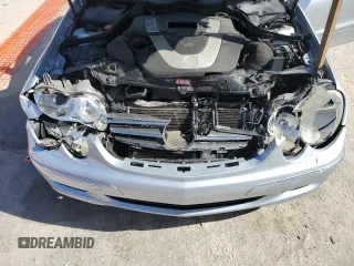 2006 Mercedes-Benz CLK 3.5L with VIN WDBTK56G86T056136, listed as a Copart auction lot 53261395 with 129,834 mi miles and Salvage Title. Bid and sale history available at carsss.com. Image 11.