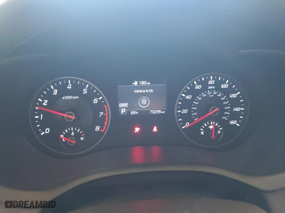 2019 Kia Stinger with VIN KNAE15LA2K6051145, listed as a Copart auction lot 56882864 with 70,295 mi miles and Salvage Title. Bid and sale history available at carsss.com. Image 9.