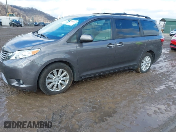 2017 Toyota Sienna XLE with VIN 5TDDZ3DC7HS157241, listed as a IAAI auction lot 41530337 with 87,448 mi miles and . Bid and sale history available at DreamBid. Image 2.