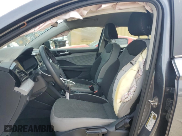 2024 Volkswagen Taos S с VIN 3VV5X7B29RM015584, выставлен на аукционе Copart как лот 57686995 с пробегом 32 164 миль миль и Чистый • Clean title. История ставок и продаж доступна на DreamBid. Изображение 7.