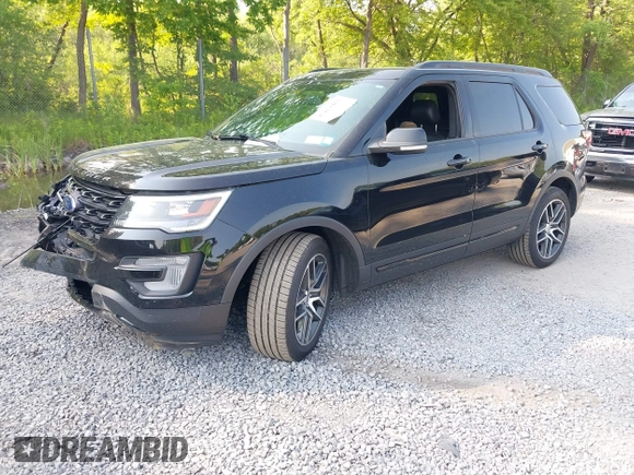 2017 Ford Explorer Sport z VIN 1FM5K8GTXHGE26582, wystawiony jako IAAI lot #42412469 z przebiegiem 89 774 mil mil oraz . Historia ofert i sprzedaży dostępna na DreamBid. Obrazek 2.