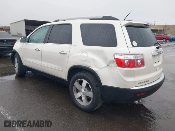 2012 GMC Acadia SLT1 with VIN 1GKKVRED2CJ361758, listed as a IAAI auction lot 41489213 with 69,623 mi miles. Bid and sale history available at carsss.com. Image 3.