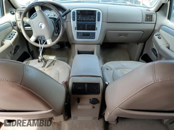 2002 Mercury Mountaineer z VIN 4M2ZU66K52UJ34838, wystawiony jako Copart lot #74666154 z przebiegiem 269 269 mil mil oraz Nie do naprawy • Non repairable. Historia ofert i sprzedaży dostępna na DreamBid. Obrazek 8.