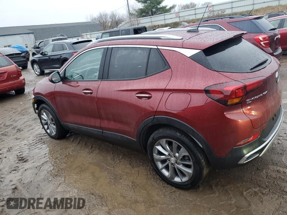 2022 Buick Encore GX Essence with VIN KL4MMGSL2NB120927, listed as a Copart auction lot 84793944 with 26,774 mi miles and Salvage title. Bid and sale history available at DreamBid. Image 2.
