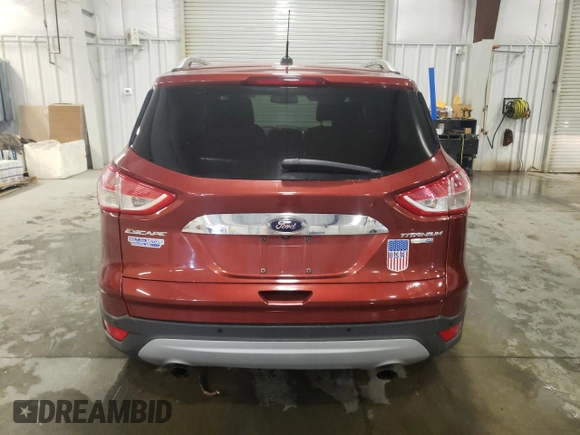 2014 Ford Escape Titanium with VIN 1FMCU9J90EUE36071, listed as a Copart auction lot 51772995 with 81,490 mi miles and Salvage Title. Bid and sale history available at DreamBid. Image 6.