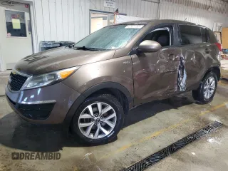 2014 Kia Sportage LX with VIN KNDPBCAC3E7629432, listed as a Copart auction lot 42321785 with Not Provided miles and Salvage Title. Bid and sale history available at carsss.com. Image 1.
