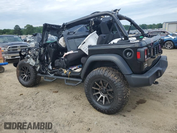 2023 Jeep Wrangler Sport Altitude with VIN 1C4HJXDG5PW549930, listed as a Copart auction lot 53422184 with Not Provided miles and Non Repairable. Bid and sale history available at DreamBid. Image 2.