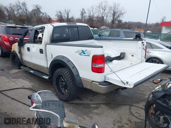 2008 Ford F-150 XLT with VIN 1FTPW14578FA39217, listed as a IAAI auction lot 41322238 with Not provided miles and . Bid and sale history available at DreamBid. Image 3.