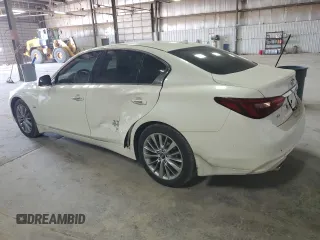 2019 Infiniti Q50 3.0t LUXE with VIN JN1EV7ARXKM556988, listed as a Copart auction lot 53383135 with 30,957 mi miles and Salvage Title. Bid and sale history available at carsss.com. Image 2.