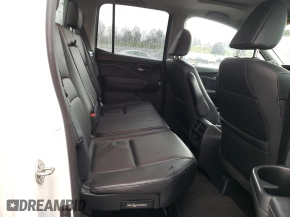 2019 Honda Ridgeline RTL-T with VIN 5FPYK3F63KB006493, listed as a Copart auction lot 43466445 with 51,021 mi miles and Salvage title. Bid and sale history available at DreamBid. Image 10.