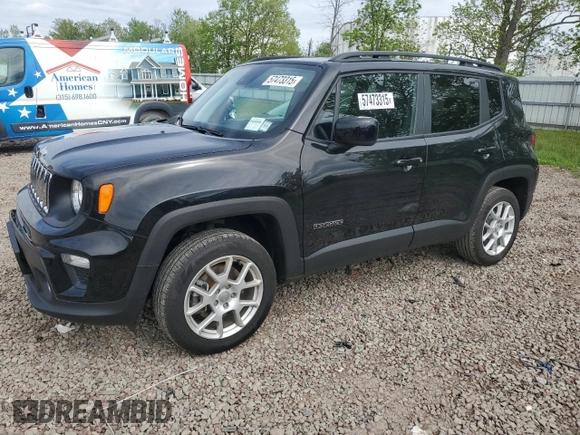 2021 Jeep Renegade Islander with VIN ZACNJDBB0MPM32819, listed as a Copart auction lot 57473315 with 5,370 mi miles and Salvage title. Bid and sale history available at DreamBid. Image 1.