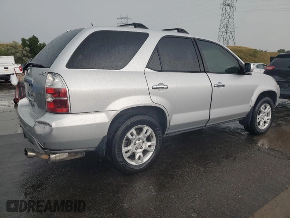 2006 Acura MDX Touring w/Navi with VIN 2HNYD18826H542660, listed as a Copart auction lot 70378314 with 207,560 mi miles and Salvage Title. Bid and sale history available at carsss.com. Image 3.