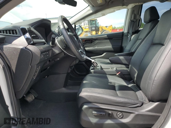 2022 Honda Odyssey Touring with VIN 5FNRL6H87NB040726, listed as a Copart auction lot 57038425 with 37,069 mi miles and Salvage title. Bid and sale history available at DreamBid. Image 7.