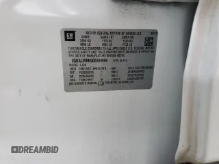 2013 GMC Terrain SLT with VIN 2GKALWEK9D6369899, listed as a Copart auction lot 56770945 with 164,762 mi miles and Salvage title. Bid and sale history available at DreamBid. Image 13.