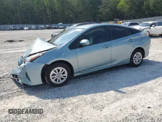 2018 Toyota Prius Two z VIN JTDKBRFU5J3592075, wystawiony jako Copart lot #54947205 z przebiegiem Nie podano mil oraz Szkoda całkowita • Salvage title. Historia ofert i sprzedaży dostępna na DreamBid. Obrazek 1.