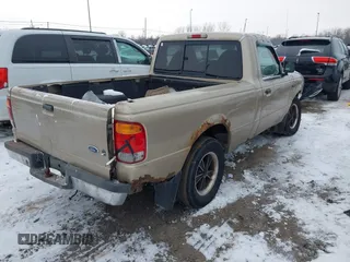 1999 Ford Ranger XL with VIN 1FTYR10V4XUB79205, listed as a IAAI auction lot 41311729 with 160,635 mi miles. Bid and sale history available at carsss.com. Image 4.