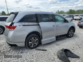2015 Honda Odyssey Touring Elite z VIN 5FNRL5H93FB041067, wystawiony jako Copart lot #58329355 z przebiegiem 72 000 mil mil oraz Szkoda całkowita • Salvage title. Historia ofert i sprzedaży dostępna na DreamBid. Obrazek 3.