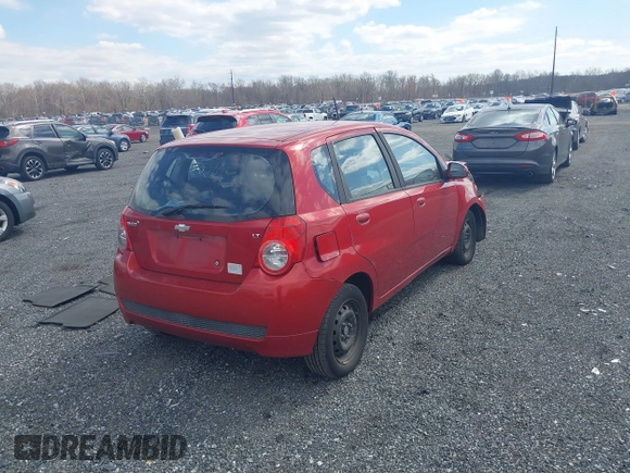 2009 Chevrolet Aveo 1LT with VIN KL1TD66E89B628730, listed as a IAAI auction lot 41890401 with 174,673 mi miles and . Bid and sale history available at DreamBid. Image 4.