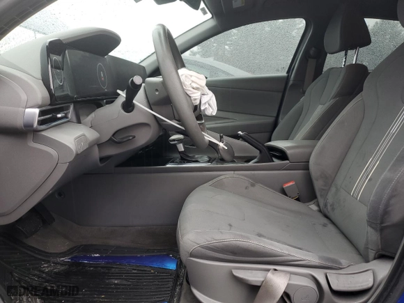 2024 Hyundai Elantra SEL with VIN KMHLM4DG5RU665459, listed as a Copart auction lot 43423365 with 59,688 mi miles and Salvage Title. Bid and sale history available at carsss.com. Image 7.