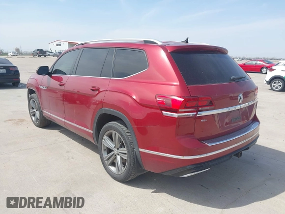 2018 Volkswagen Atlas SEL with VIN 1V2RR2CAXJC589120, listed as a IAAI auction lot 41775608 with 101,170 mi miles and . Bid and sale history available at DreamBid. Image 3.