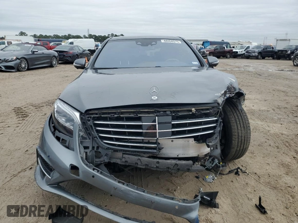 2017 Mercedes-Benz S 550 with VIN WDDUG8FB0HA298971, listed as a Copart auction lot 88958575 with 51,426 mi miles and Salvage Title. Bid and sale history available at carsss.com. Image 5.