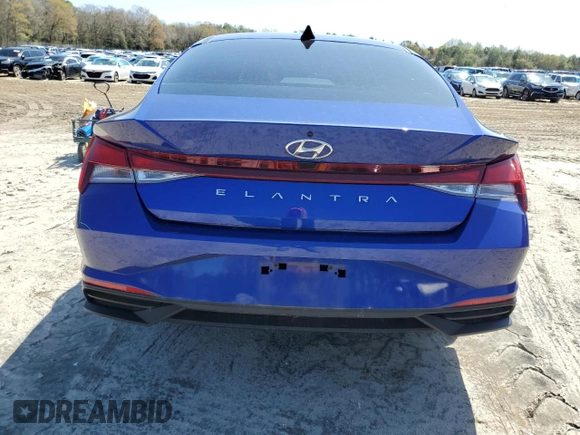 2023 Hyundai Elantra SE with VIN KMHLL4AG1PU388054, listed as a Copart auction lot 51156375 with 76,454 mi miles and Salvage Title. Bid and sale history available at DreamBid. Image 6.