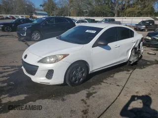 2013 Mazda 3 i SV with VIN JM1BL1TF6D1833971, listed as a Copart auction lot 49429515 with Not Provided miles and Salvage Title. Bid and sale history available at DreamBid. Image 1.