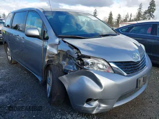 2012 Toyota Sienna with VIN 5TDKA3DC6CS015762, listed as a IAAI auction lot 41529216 with 219,136 mi miles and . Bid and sale history available at DreamBid. Image 1.