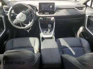 2021 Toyota RAV4 Hybrid XSE with VIN 4T3E6RFV2MU047334, listed as a Copart auction lot 49154605 with 33,588 mi miles and Salvage Title. Bid and sale history available at carsss.com. Image 8.