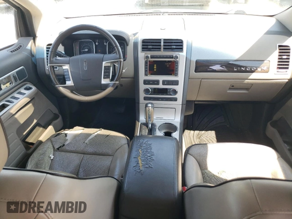 2009 Lincoln MKX with VIN 2LMDU88C19BJ07119, listed as a Copart auction lot 51931955 with 189,277 mi miles and Salvage Title. Bid and sale history available at DreamBid. Image 8.