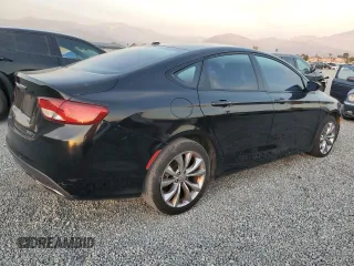 2015 Chrysler 200 S with VIN 1C3CCCBB3FN712006, listed as a Copart auction lot 83401614 with 179,261 mi miles and Salvage Title. Bid and sale history available at carsss.com. Image 3.
