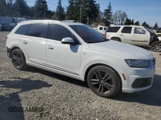 2017 Audi Q7 with VIN WA1WABF75HD011159, listed as a Copart auction lot 53144925 with 110,523 mi miles and Salvage title. Bid and sale history available at DreamBid. Image 4.