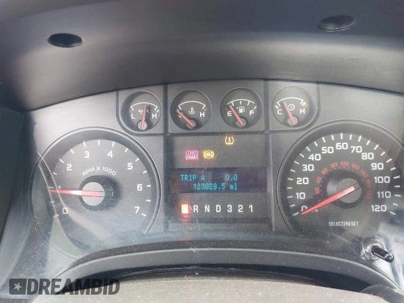 2010 Ford F-150 XL with VIN 1FTMF1C8XAKA97981, listed as a IAAI auction lot 41823694 with 123,028 mi miles. Bid and sale history available at carsss.com. Image 7.