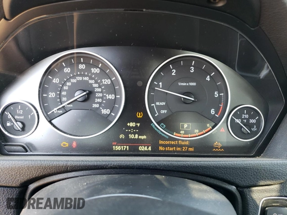 2014 BMW 3 Series 328d with VIN WBA3D3C53EK153636, listed as a Copart auction lot 75704974 with 156,171 mi miles and Clean Title. Bid and sale history available at carsss.com. Image 9.