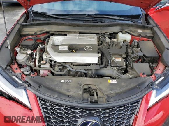 2021 Lexus UX with VIN JTHE9JBH9M2045144, listed as a Copart auction lot 43860725 with 73,246 mi miles and Salvage Title. Bid and sale history available at carsss.com. Image 11.