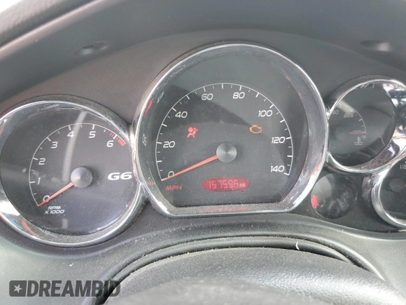 2006 Pontiac G6 GT with VIN 1G2ZH558464230447, listed as a Copart auction lot 62491755 with 157,596 mi miles and Salvage title. Bid and sale history available at DreamBid. Image 9.