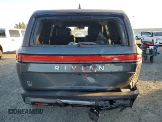 2025 Rivian R1S Adventure with VIN 7PDSGBBA6SN048784, listed as a Copart auction lot 42385665 with Not Provided miles and Salvage Title. Bid and sale history available at carsss.com. Image 6.