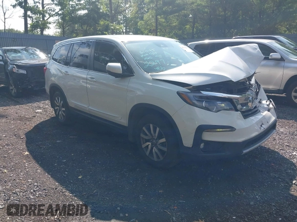 2021 Honda Pilot EX with VIN 5FNYF6H38MB072297, listed as a IAAI auction lot 42561276 with 119,172 mi miles and . Bid and sale history available at DreamBid. Image 1.