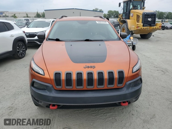 2015 Jeep Cherokee Trailhawk с VIN 1C4PJMBS6FW501367, выставлен на аукционе Copart как лот 59855355 с пробегом 113 711 миль миль и Списание • Salvage title. История ставок и продаж доступна на DreamBid. Изображение 5.