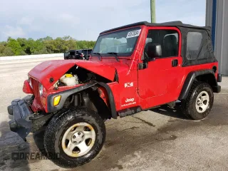 2004 Jeep Wrangler X with VIN 1J4FA39S94P709062, listed as a Copart auction lot 45573034 with 203,502 mi miles and Salvage Title. Bid and sale history available at carsss.com. Image 1.