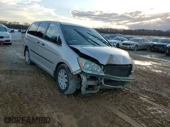 2006 Honda Odyssey LX with VIN 5FNRL38216B018605, listed as a Copart auction lot 43457695 with 258,118 mi miles and Salvage Title. Bid and sale history available at carsss.com. Image 11.