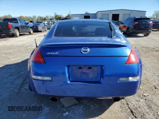2005 Nissan 350Z Touring with VIN JN1AZ34D35M606128, listed as a Copart auction lot 80768864 with 108,891 mi miles and Salvage Title. Bid and sale history available at DreamBid. Image 6.
