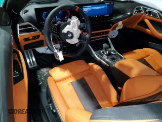 2025 BMW M4 Competition xDrive with VIN WBS33HK00SCT32370, listed as a Copart auction lot 73011524 with 69 mi miles and Salvage Title. Bid and sale history available at carsss.com. Image 8.