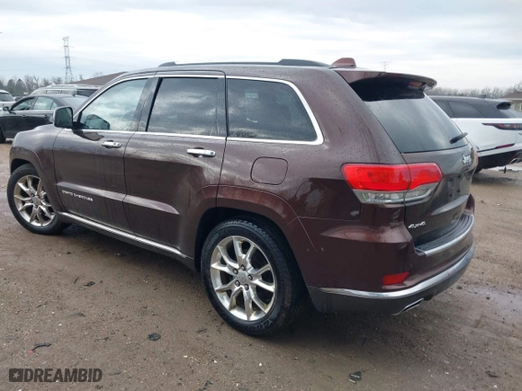 2014 Jeep Grand Cherokee Summit with VIN 1C4RJFJGXEC572752, listed as a IAAI auction lot 41905142 with 205,858 mi miles. Bid and sale history available at carsss.com. Image 3.