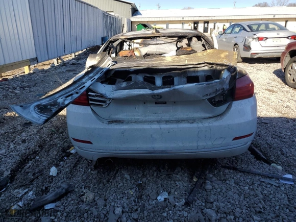 2015 BMW 4 Series 428i xDrive with VIN WBA3N5C59FK198008, listed as a Copart auction lot 43470555 with 0 mi miles and Non Repairable. Bid and sale history available at carsss.com. Image 6.