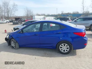 2013 Hyundai Accent GLS with VIN KMHCT4AE2DU553796, listed as a IAAI auction lot 42064167 with 173,799 mi miles. Bid and sale history available at carsss.com. Image 15.
