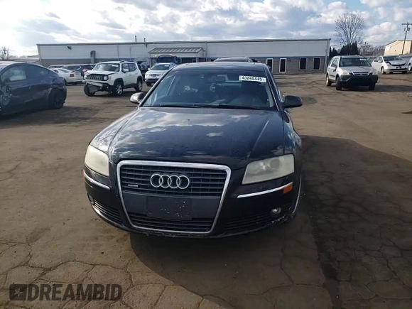 2006 Audi A8 4.2L with VIN WAUML44E86N006594, listed as a Copart auction lot 43246445 with Not provided miles and Salvage title. Bid and sale history available at DreamBid. Image 11.